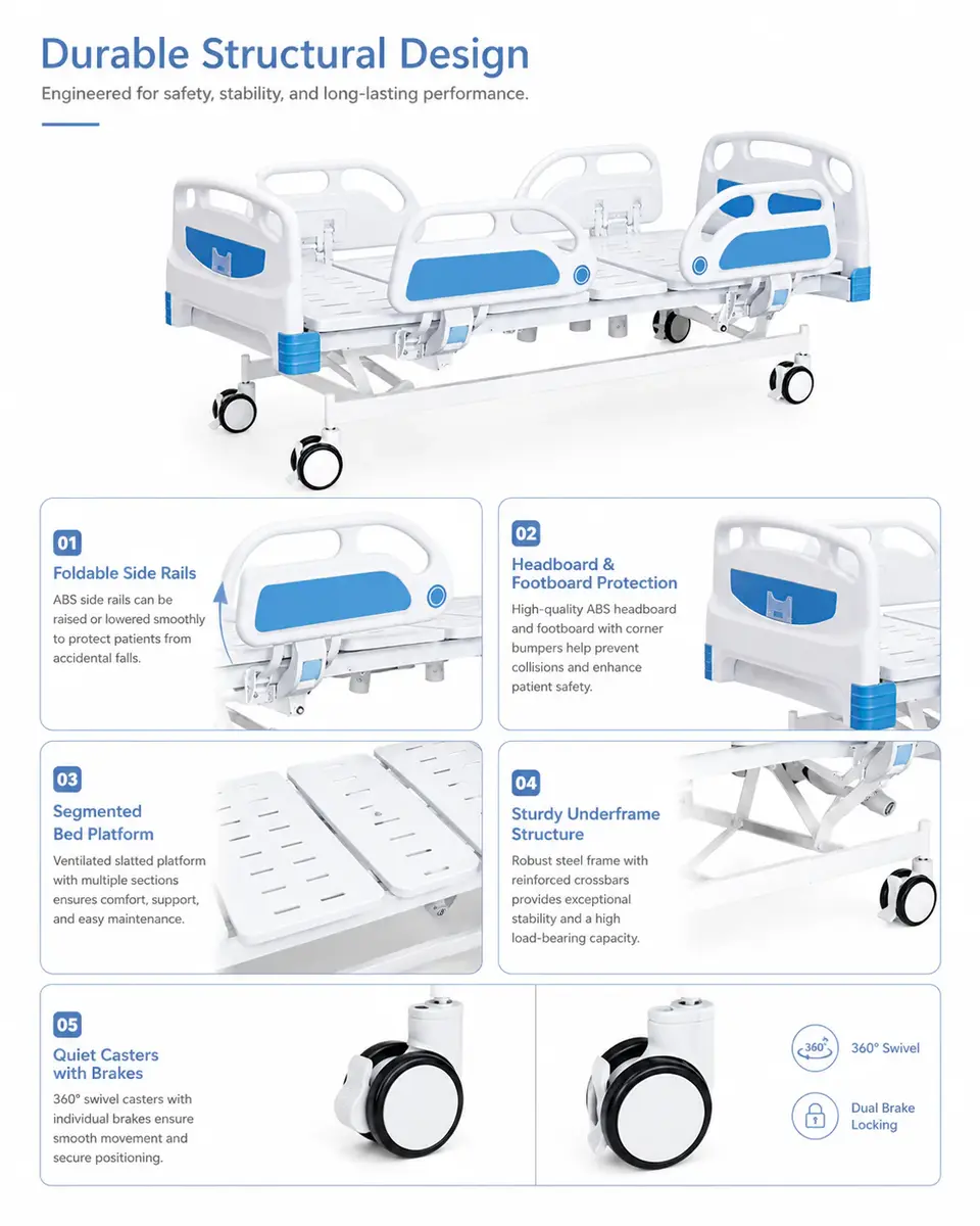 KL-BC103-A electric hospital bed control handset detail