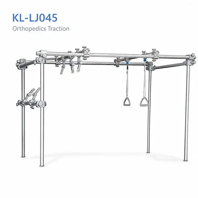Keling KL-LJ045 overhead traction frame shown separately from a bed.